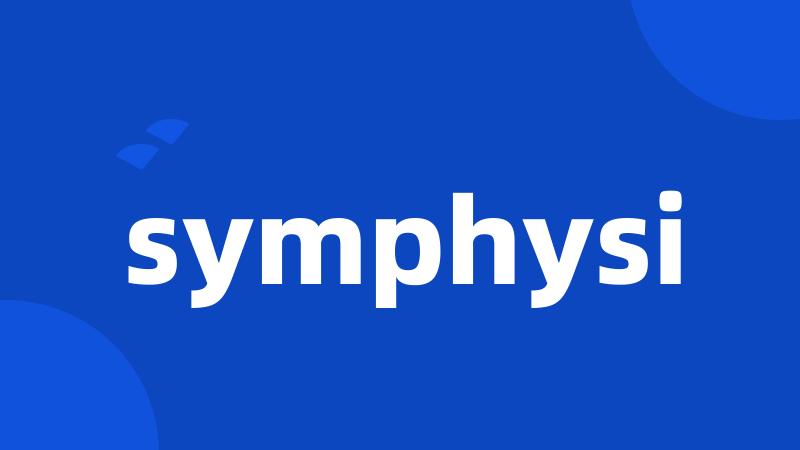 symphysi