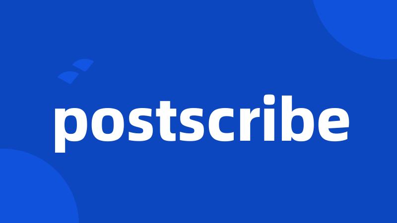 postscribe