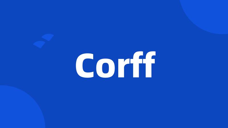 Corff