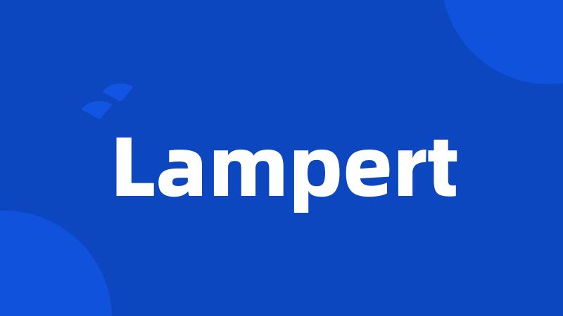 Lampert