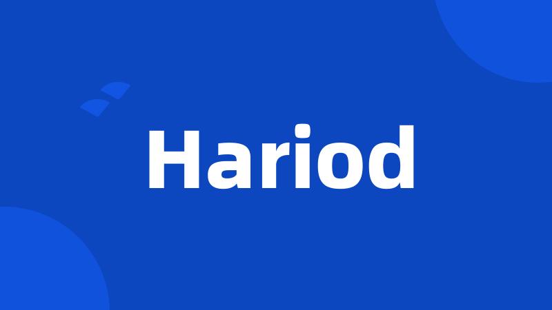 Hariod