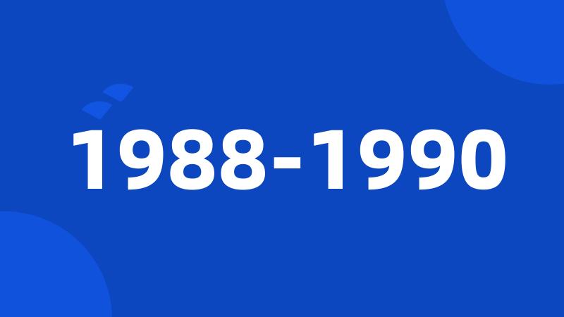 1988-1990