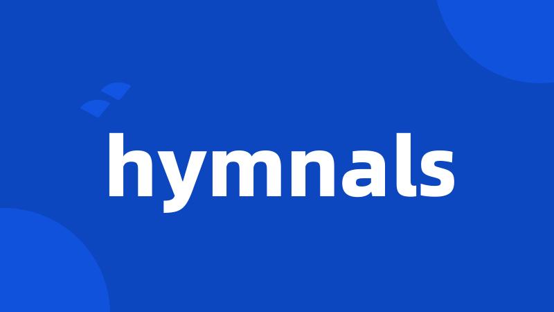 hymnals