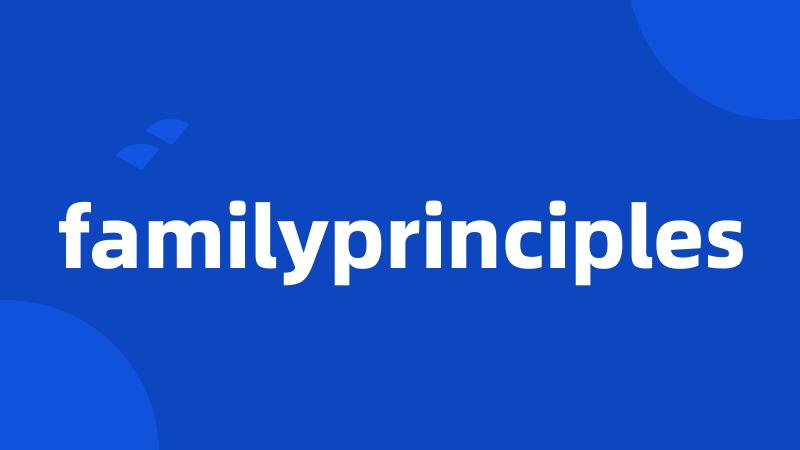 familyprinciples