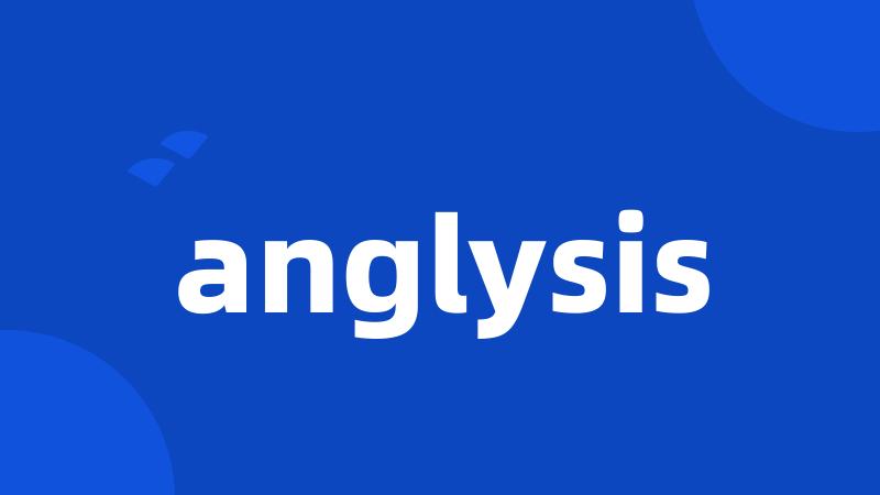 anglysis