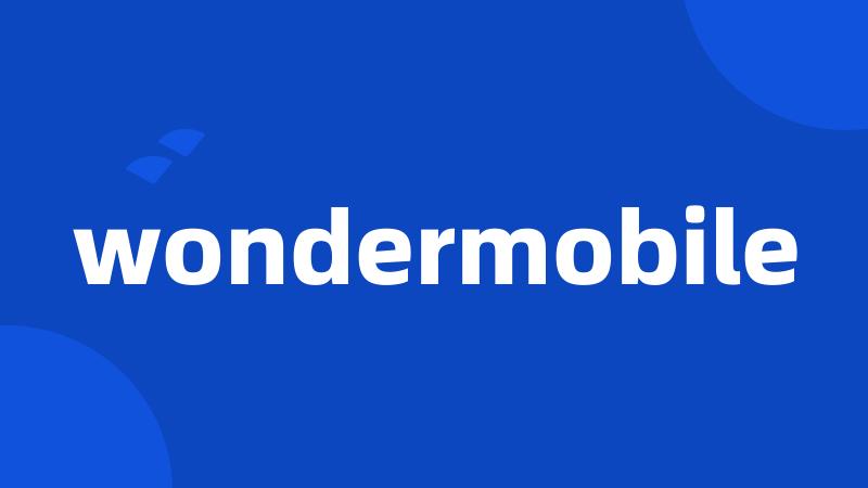 wondermobile