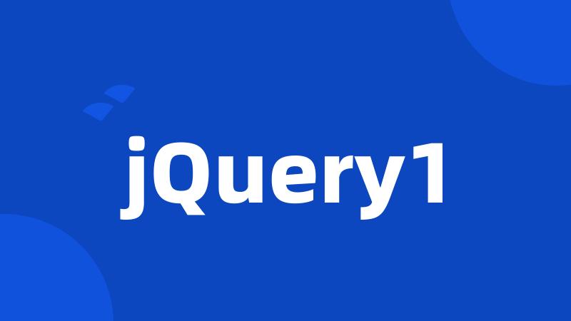 jQuery1