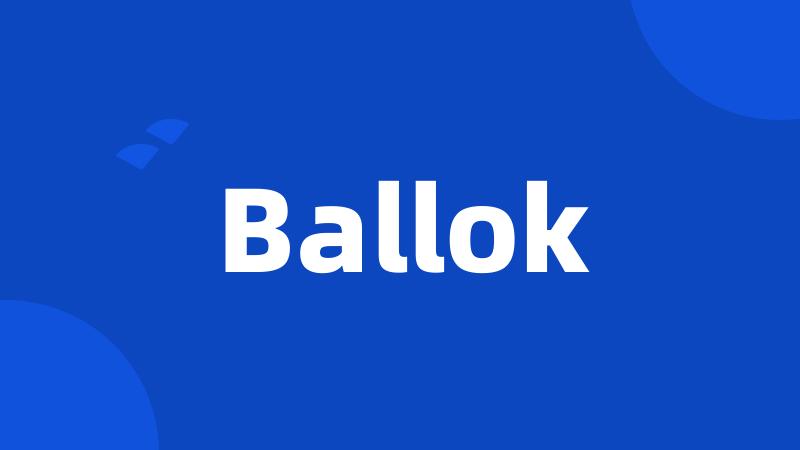 Ballok