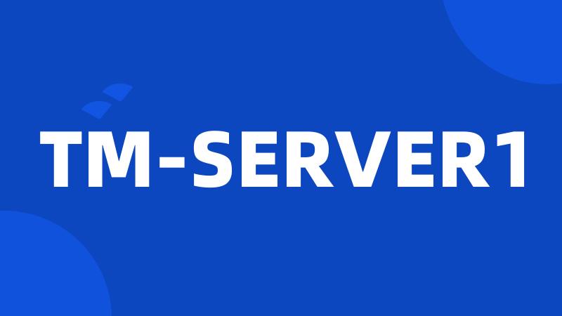 TM-SERVER1