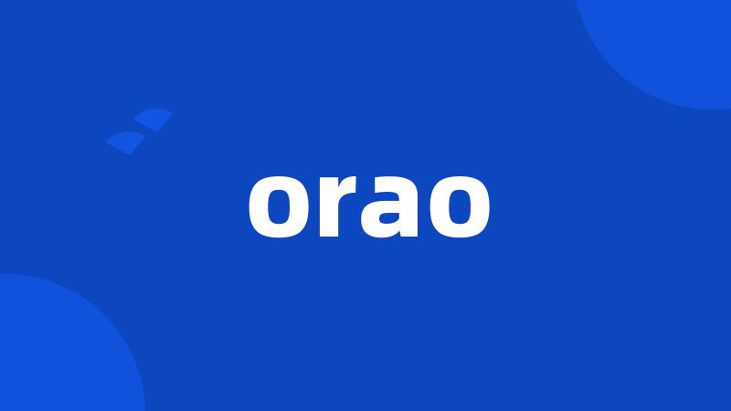 orao