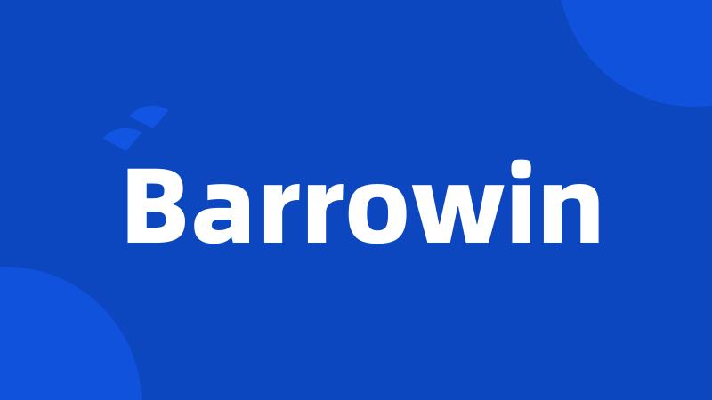 Barrowin