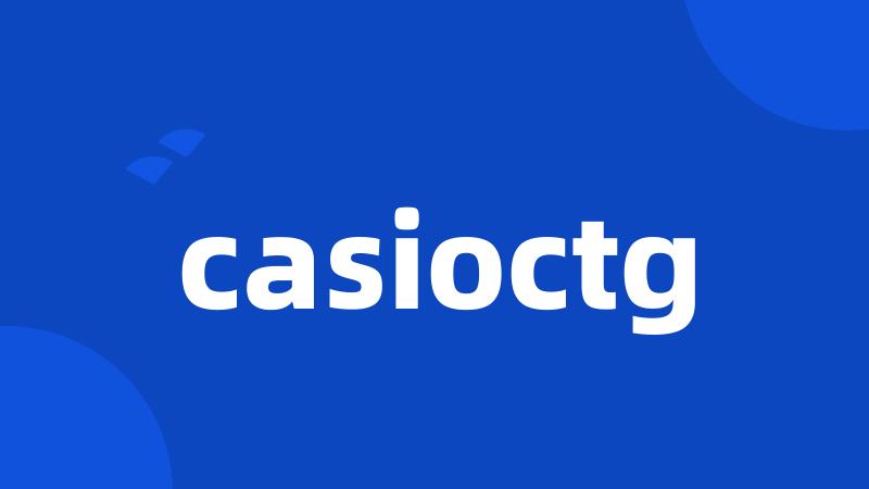 casioctg