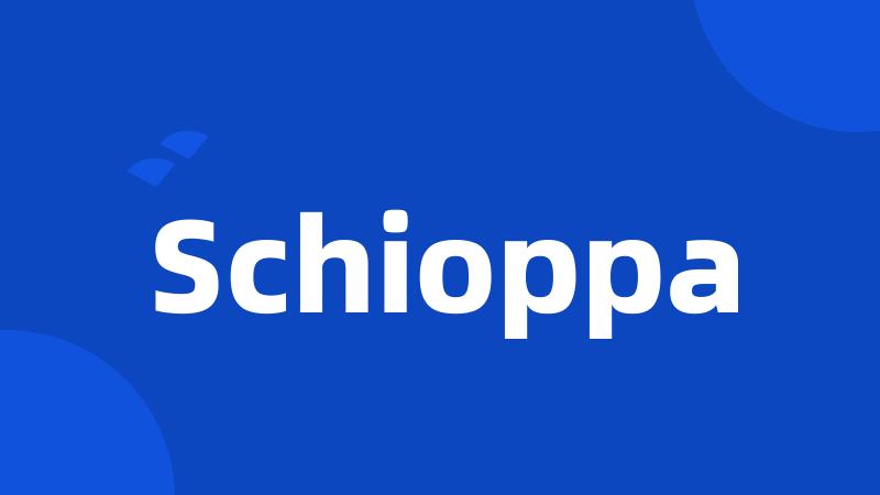 Schioppa