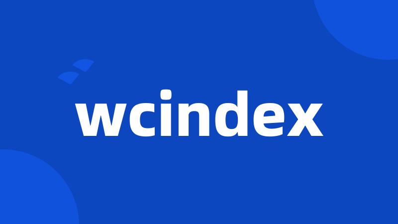 wcindex