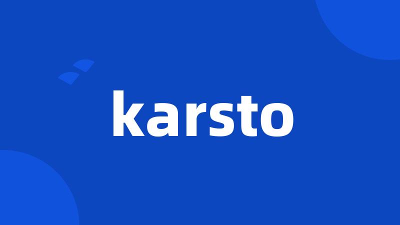 karsto