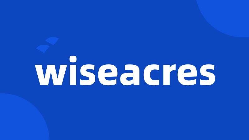 wiseacres