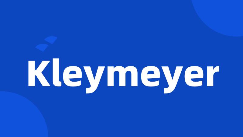 Kleymeyer