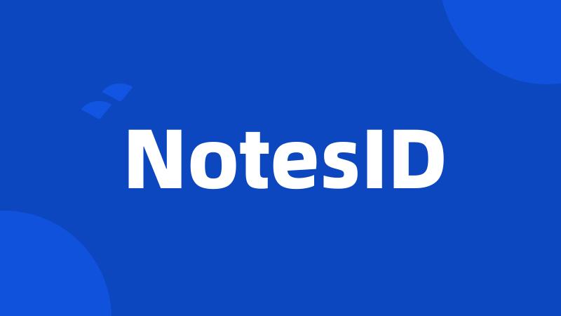 NotesID