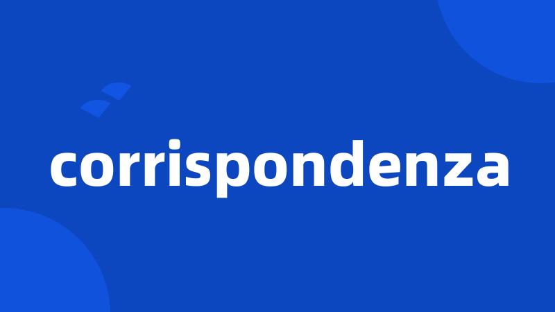 corrispondenza