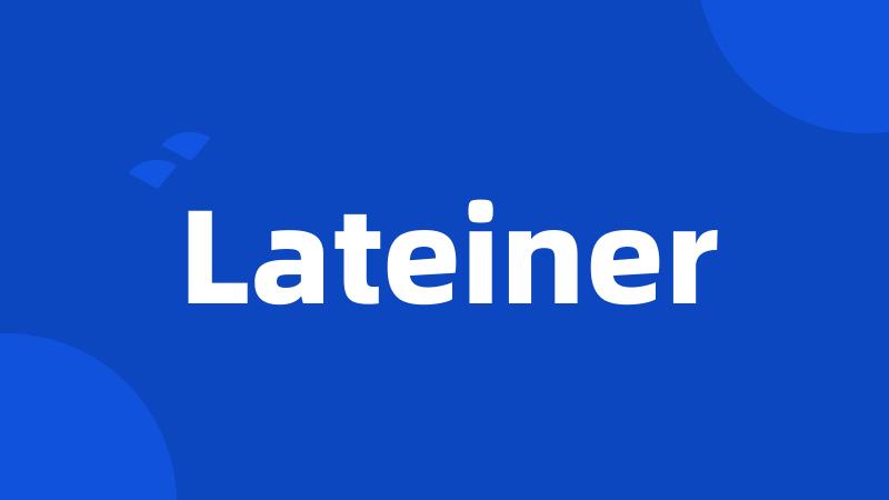 Lateiner