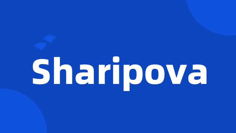 Sharipova