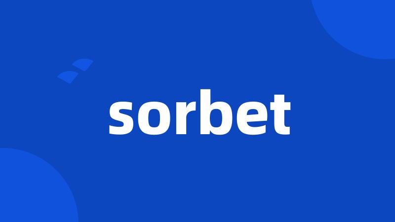 sorbet