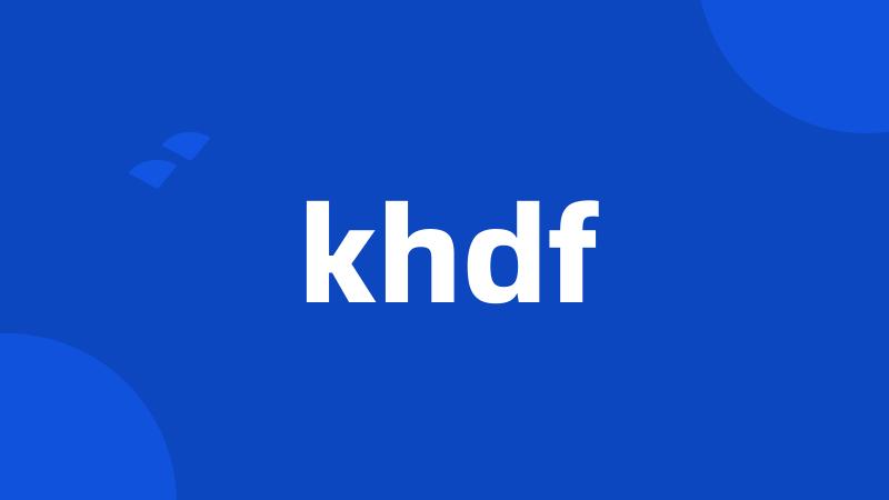 khdf