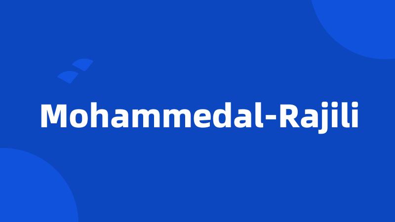 Mohammedal-Rajili