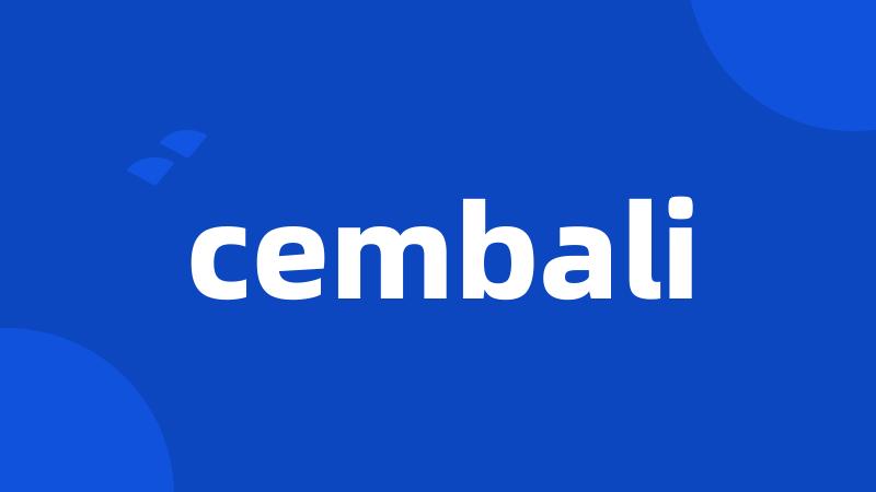 cembali