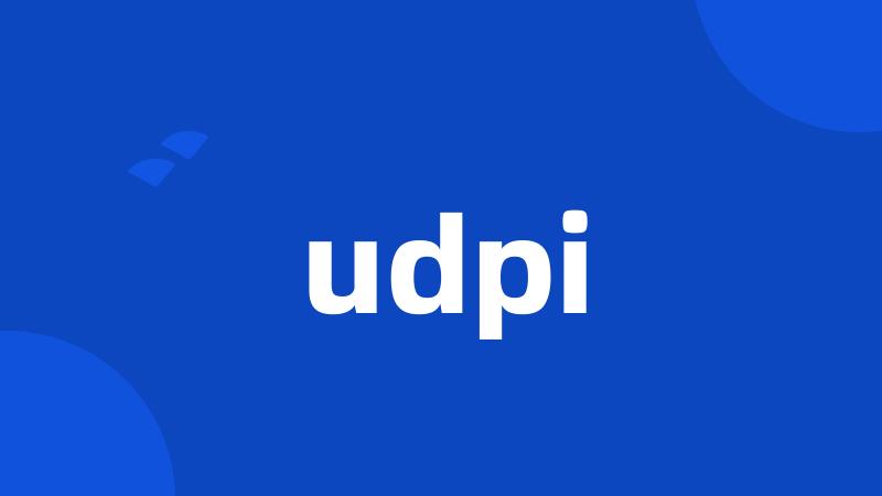 udpi