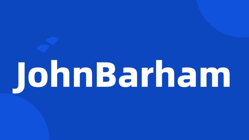 JohnBarham