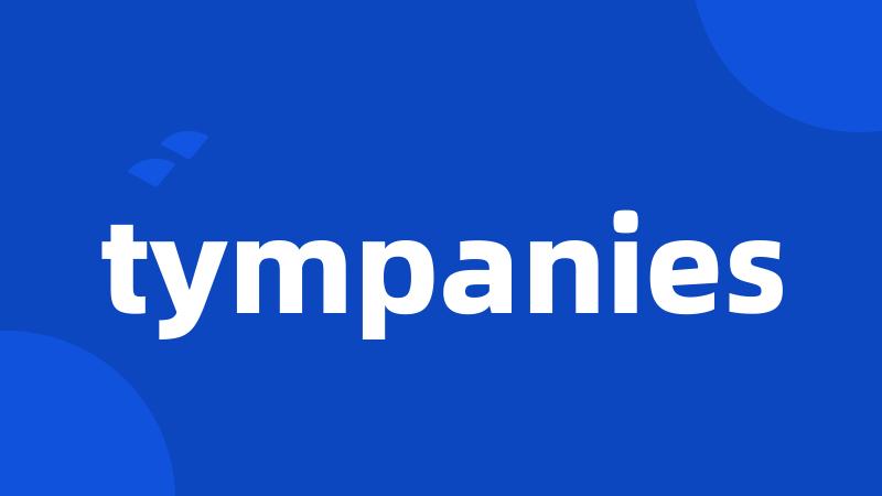 tympanies