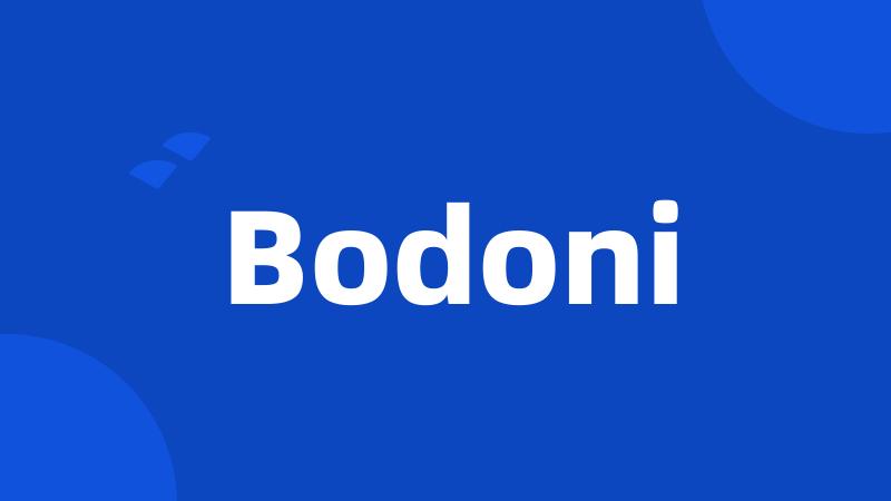 Bodoni