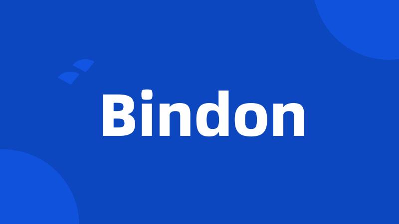 Bindon