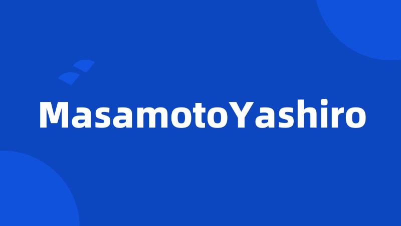 MasamotoYashiro