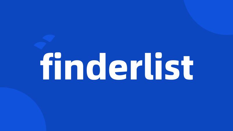 finderlist