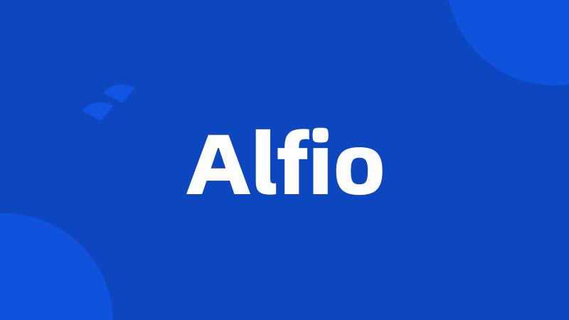 Alfio