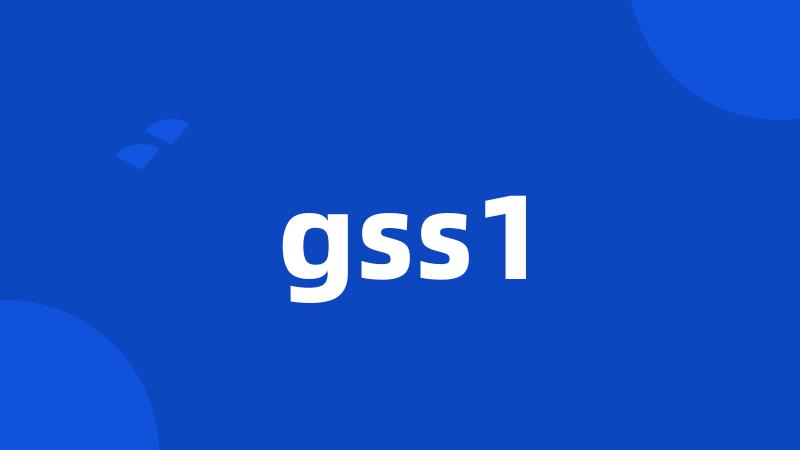 gss1