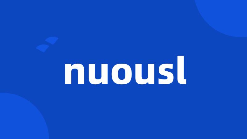 nuousl