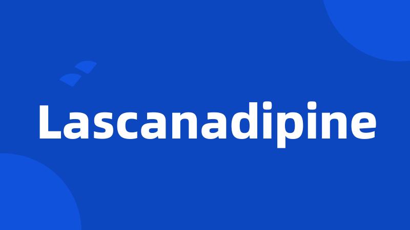 Lascanadipine