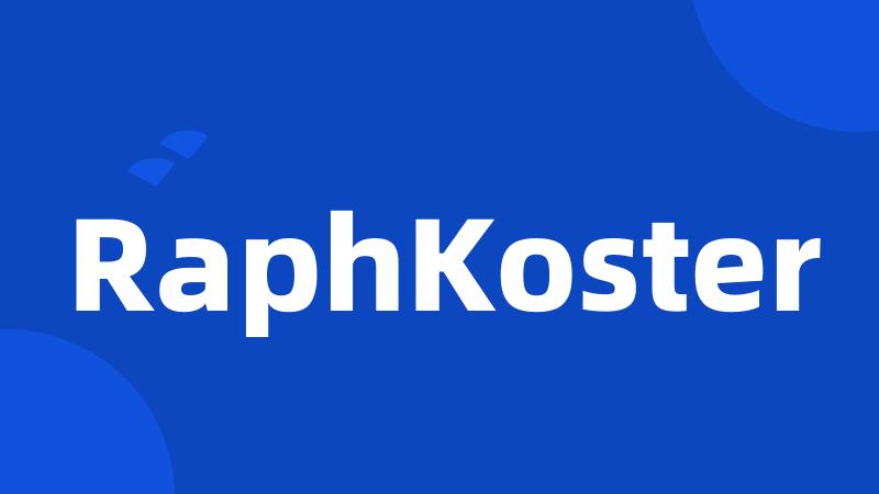 RaphKoster