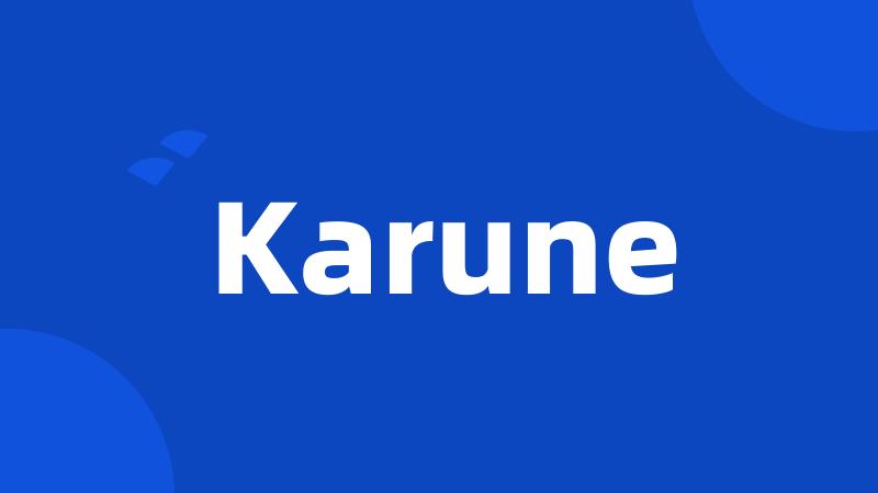 Karune