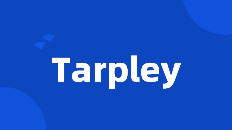 Tarpley