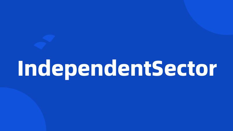 IndependentSector