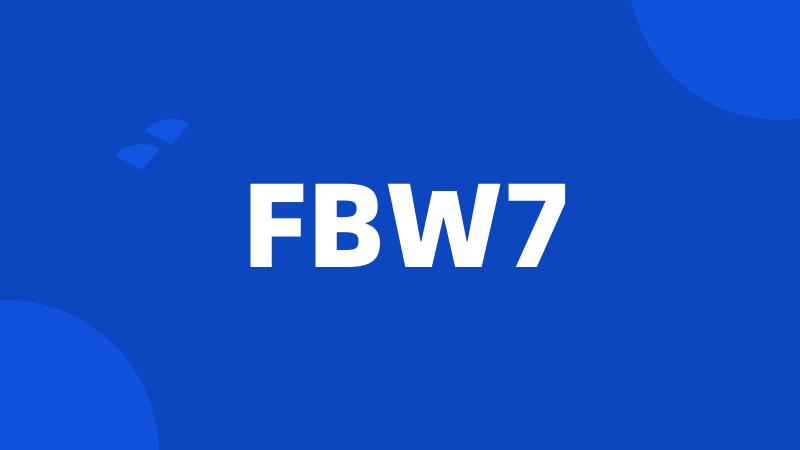 FBW7