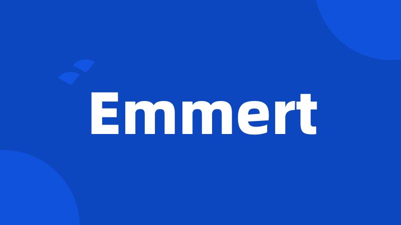 Emmert