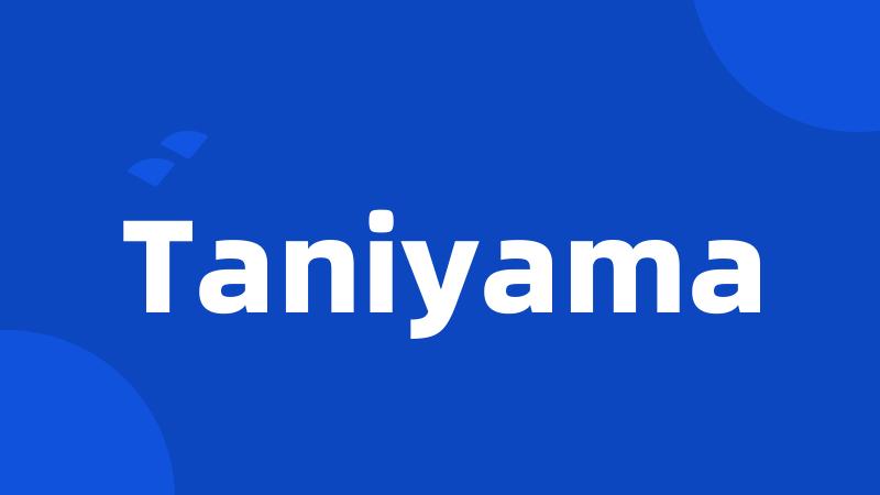 Taniyama