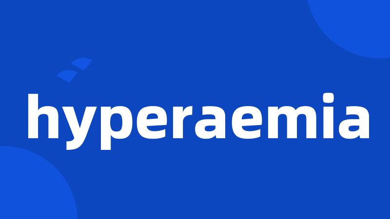 hyperaemia