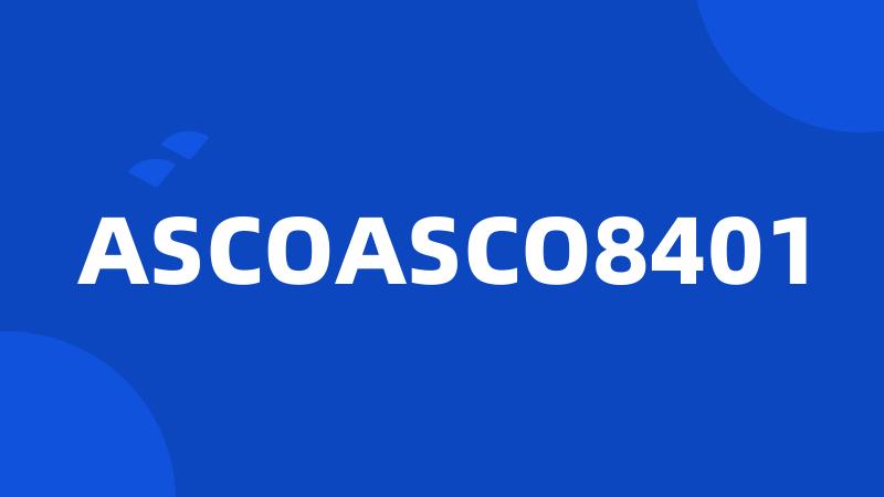 ASCOASCO8401