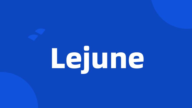 Lejune